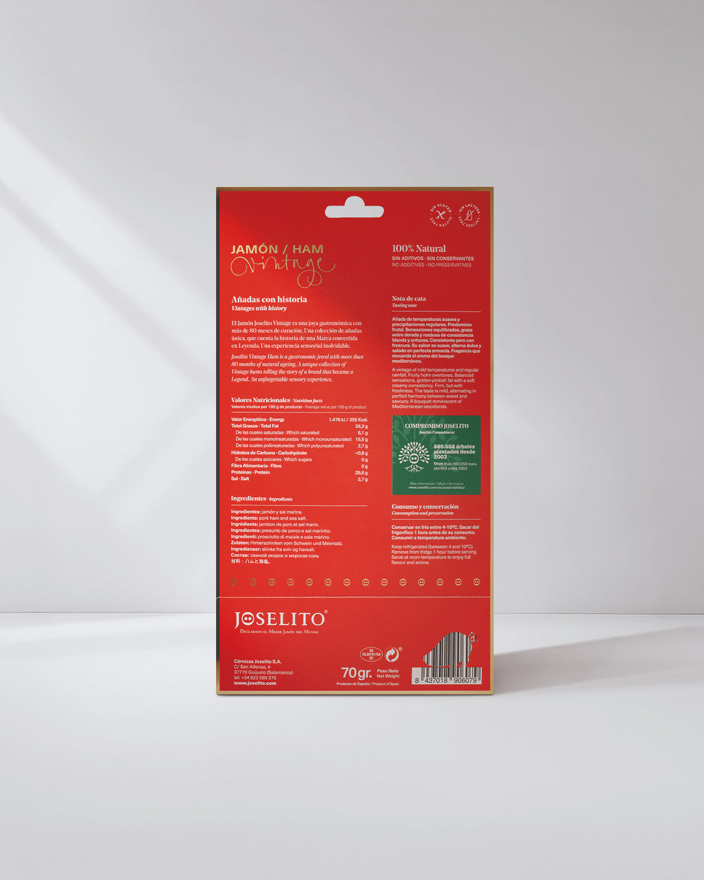 Jamón Joselito Vintage Loncheado