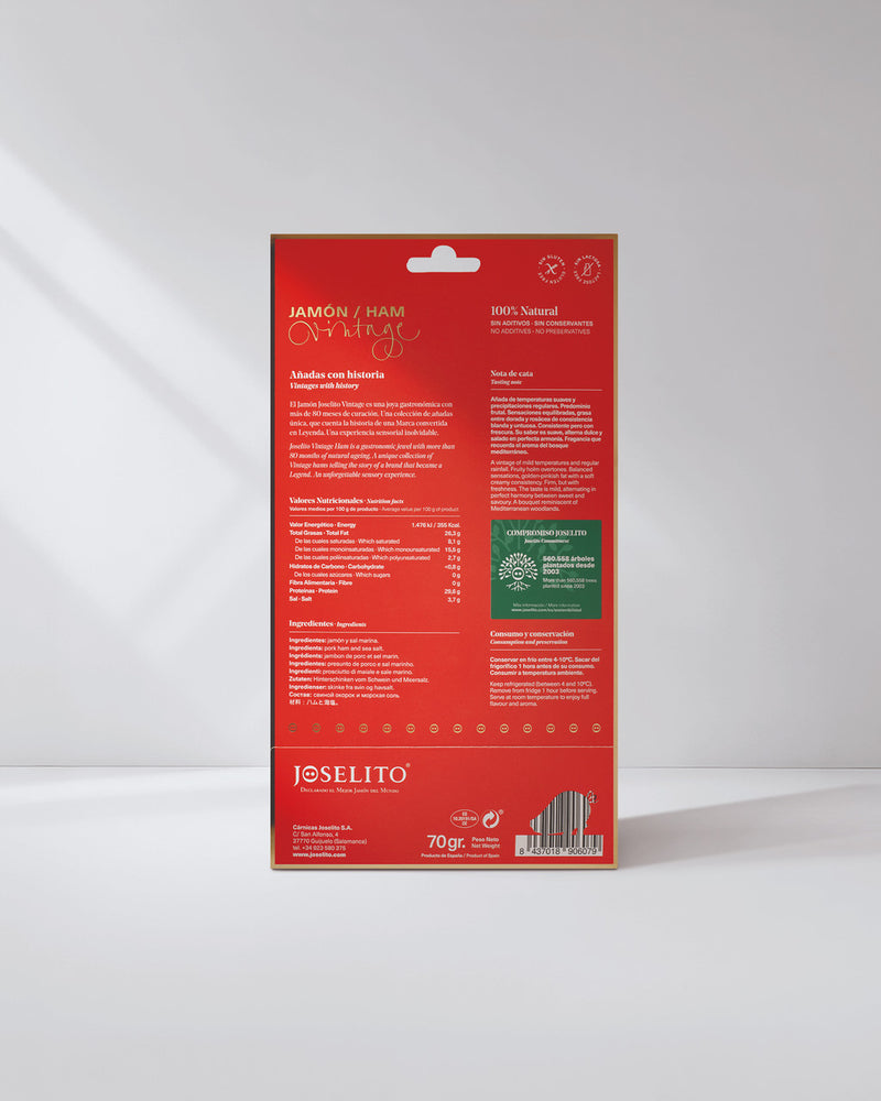 Jamón Joselito Vintage Loncheado